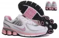 nike shox promos qualify big kids taille 30-40 chaussures discount rose